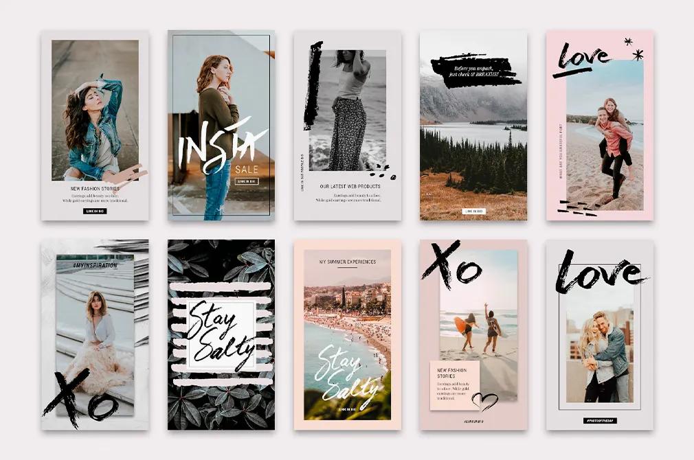 CANVA Instagram Hand-Drawn Stories