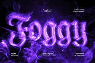Foggy Smoke Text Effect