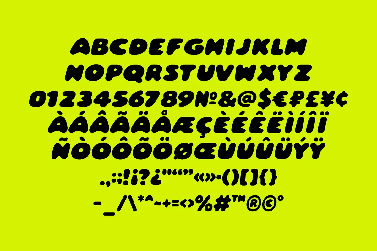SNKRZ - Chunky Streetwear Font