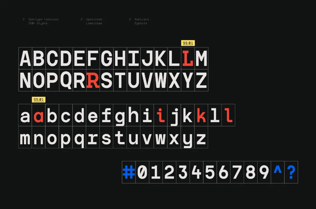 TRT Interval - Mono-Style Sans Font