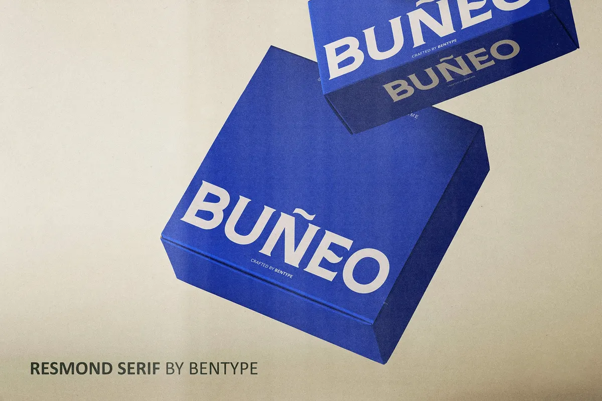 Resmond - Vintage Display Serif Font