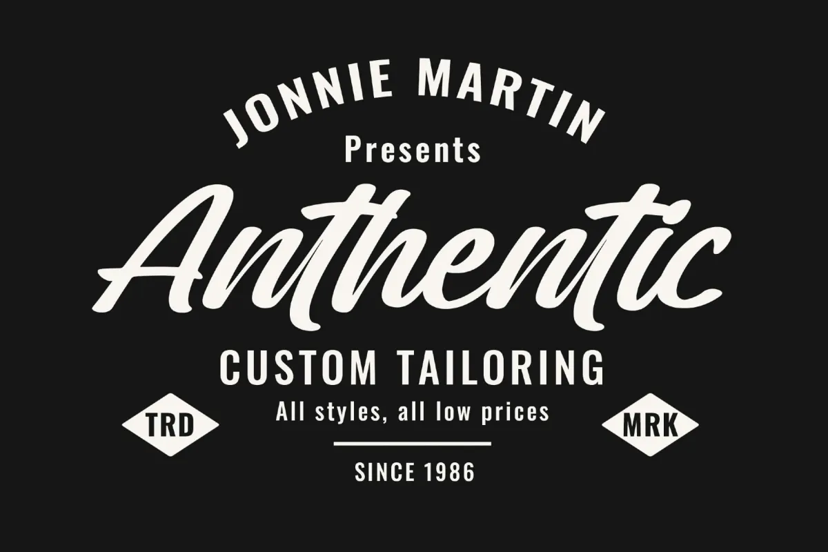 Montavie - Bold Script Typeface