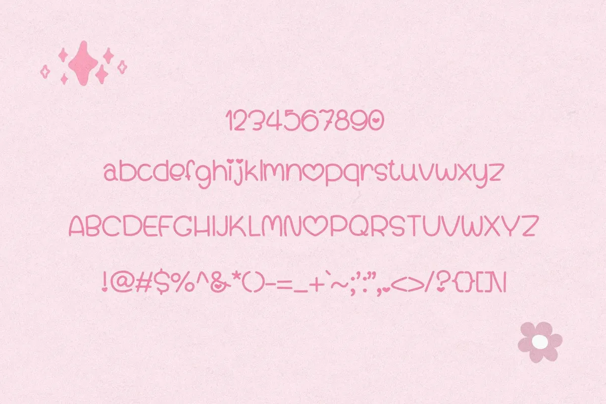 Bubblegum Bliss - Cute Handwritten Font