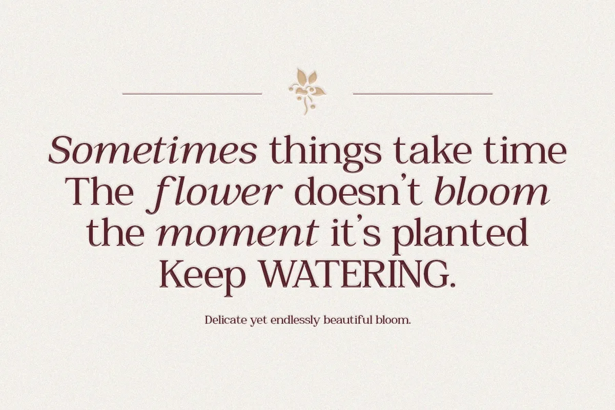 GC Romans Flower - Elegant Serif