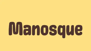 Manosque - Bold Chunky Font