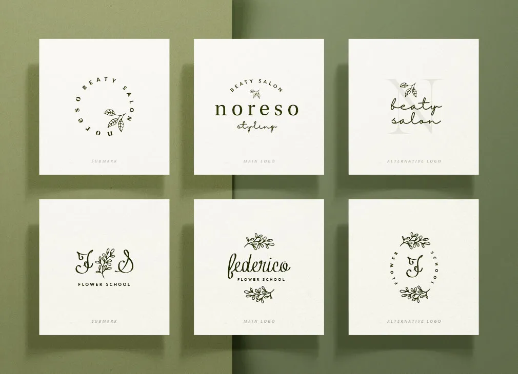 Botanical Logo Templates