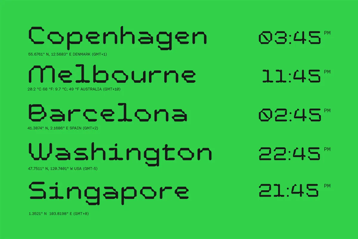 AOT Lost Contact – Contemporary Pixel Font