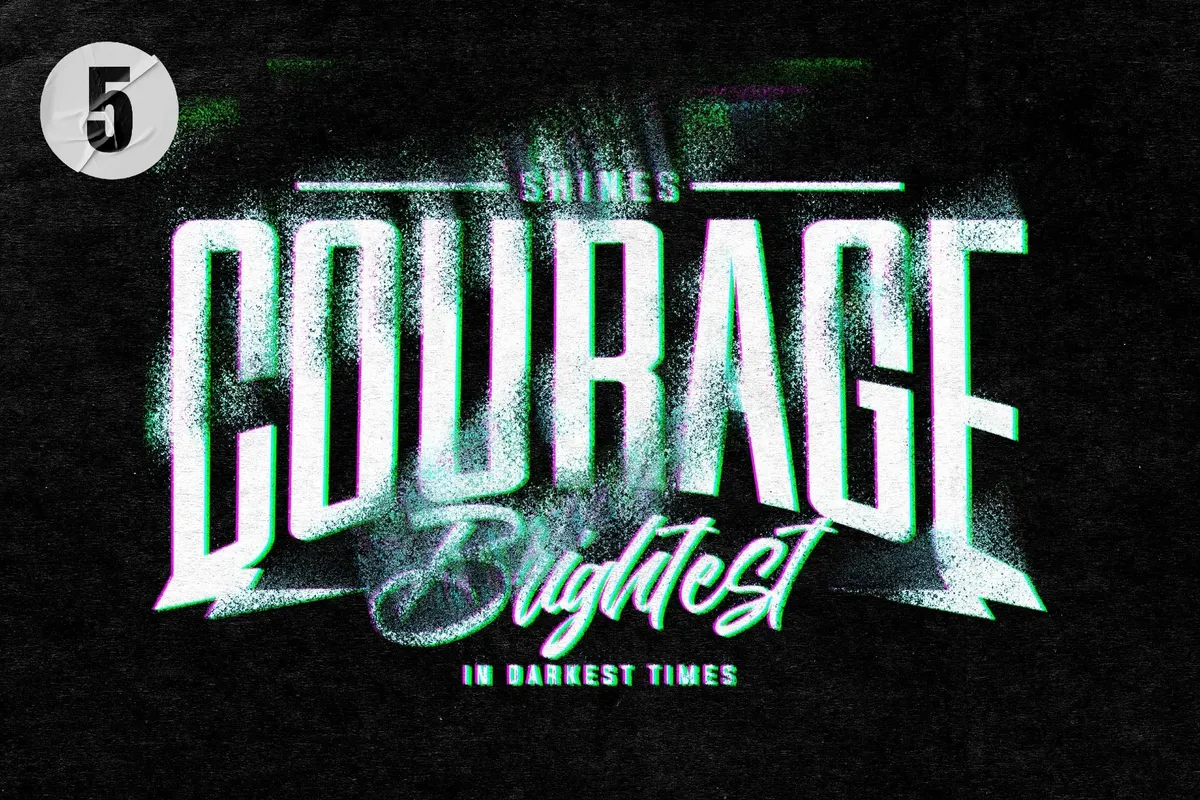 Glitch Distort Text & Logo Effect