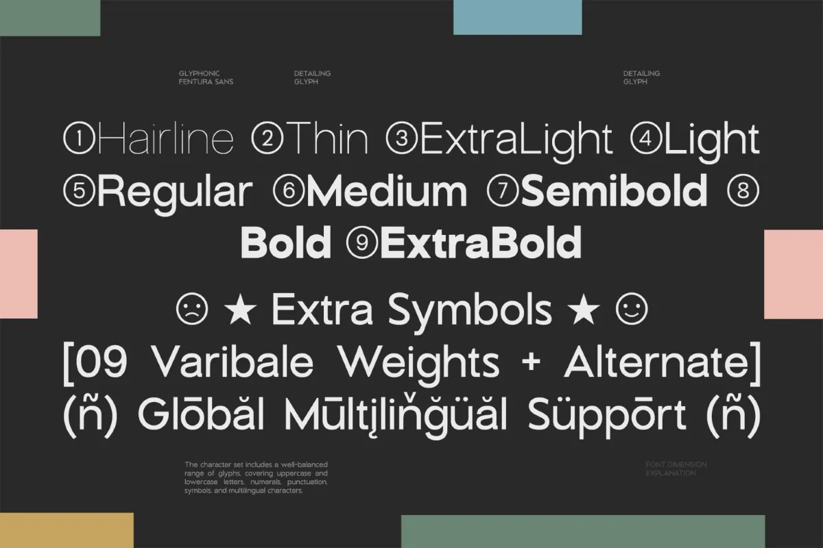 GC Fentura – Geometric Sans Serif Font