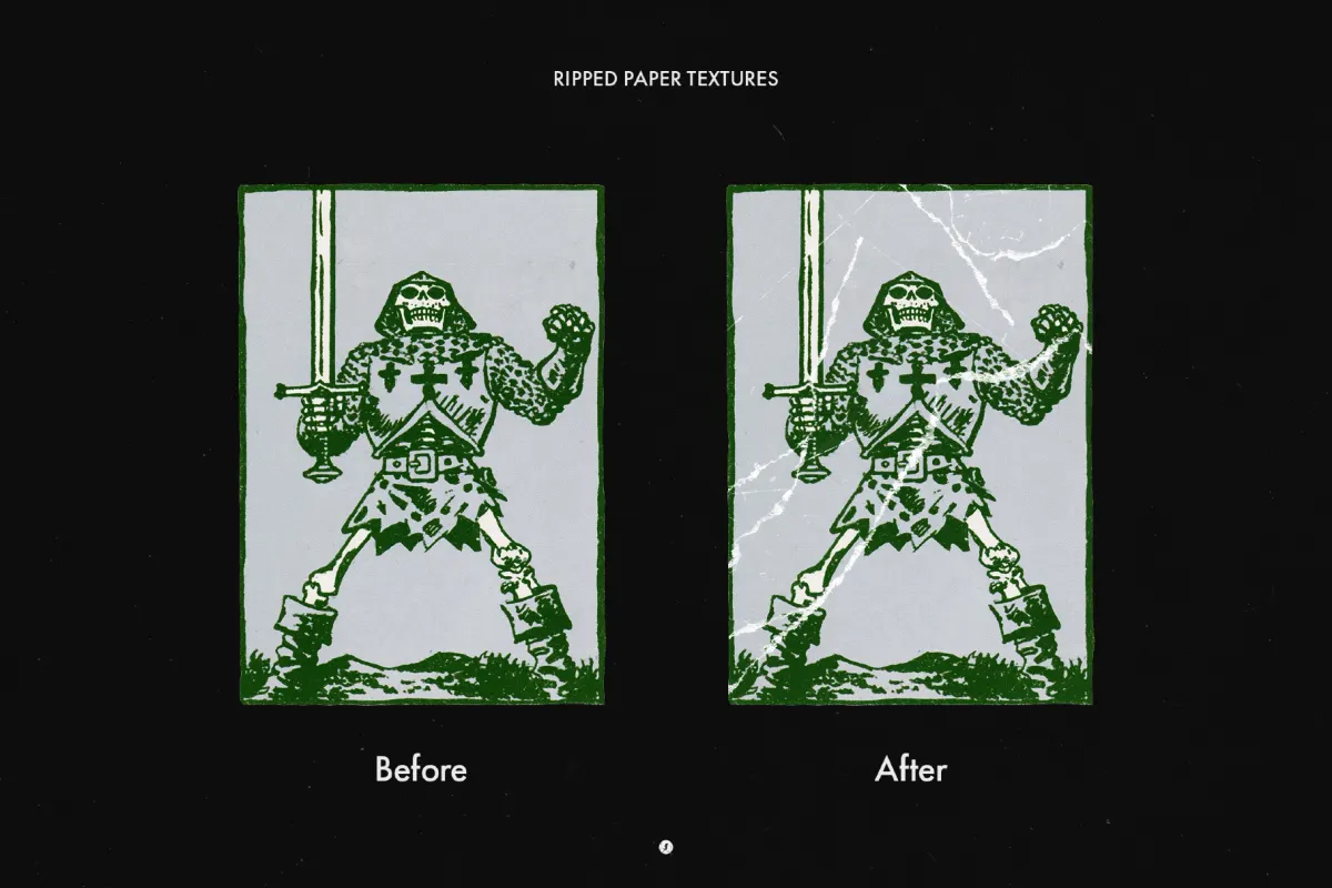 Ripped Paper Texture Overlays