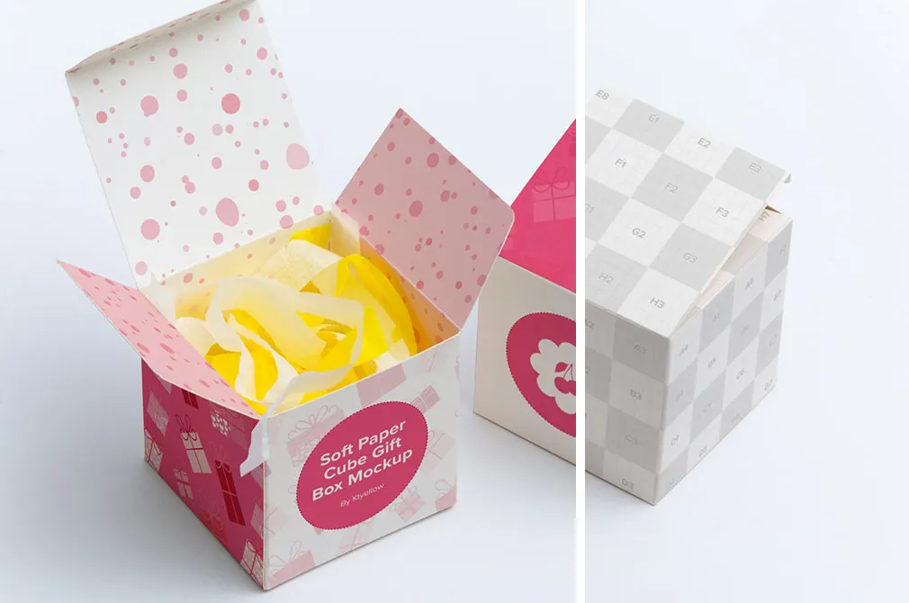Paper Box Mockups Set