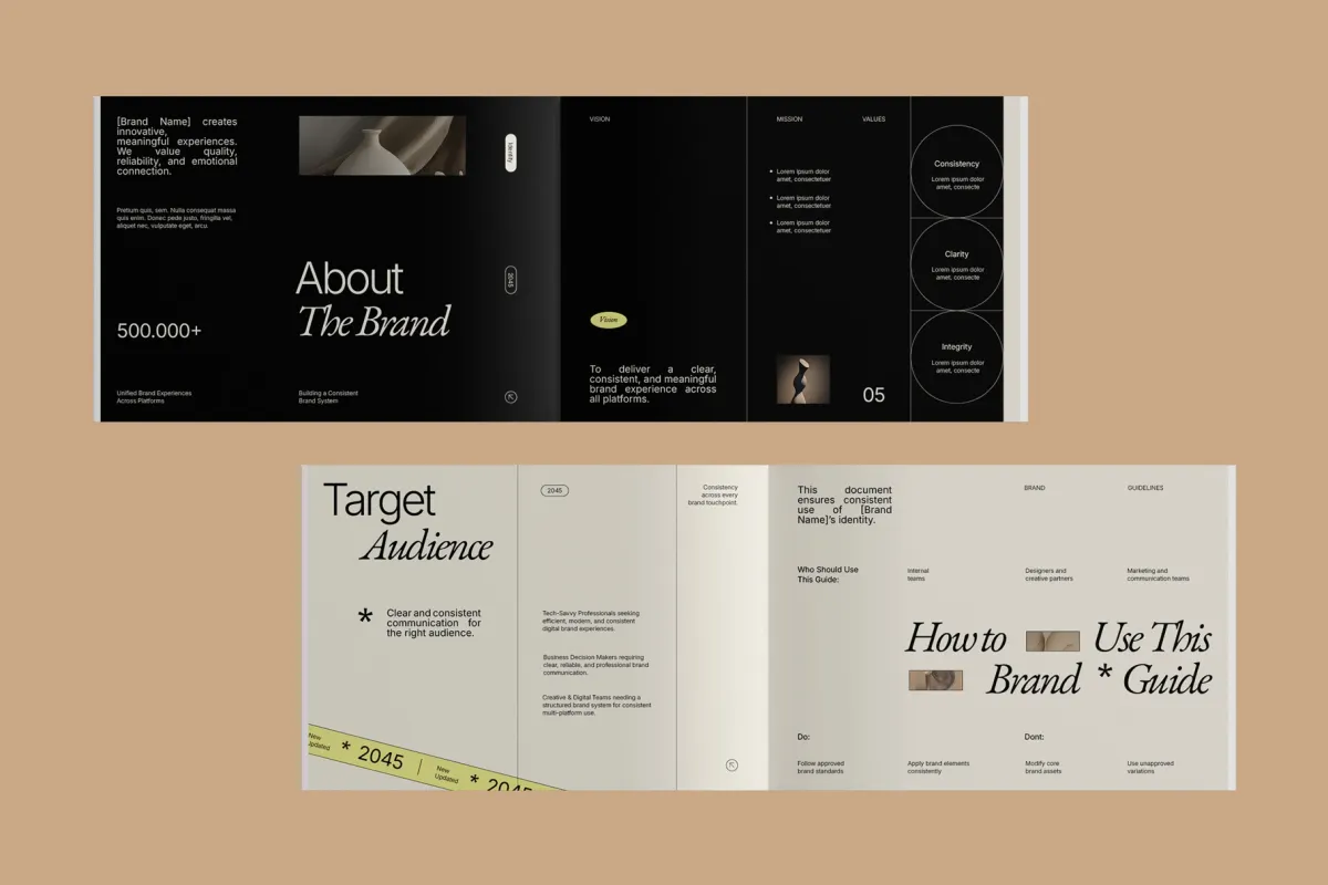 Brand Style Guidelines Template for Canva