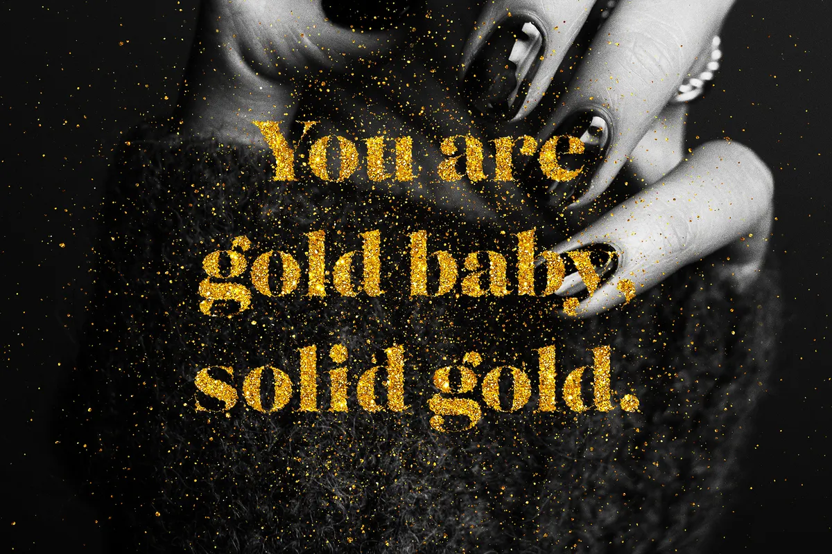 Sparkling Glitter Text & Logo Effect