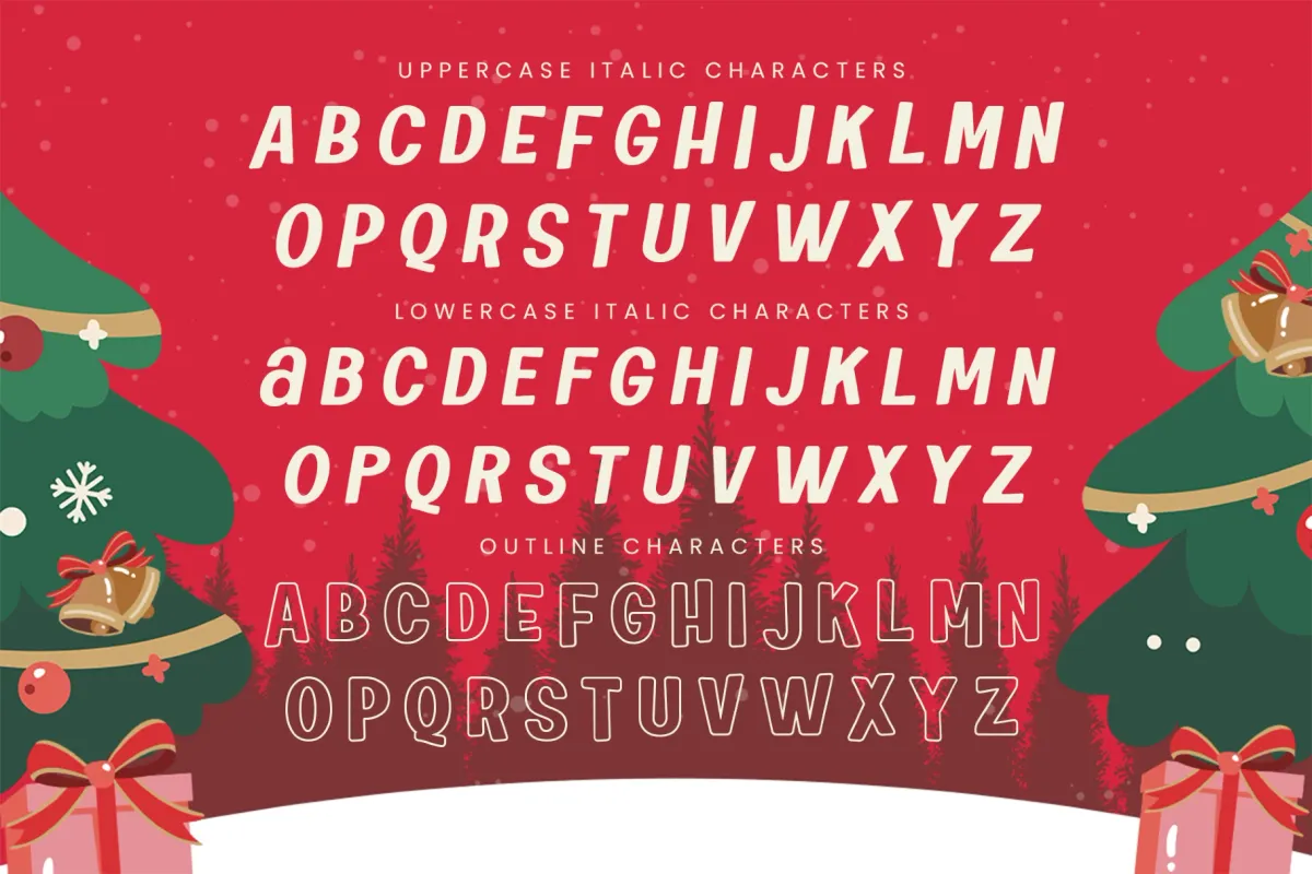 Sparkla – Christmas Holiday Display Font