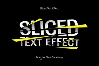 Sliced Text Effect