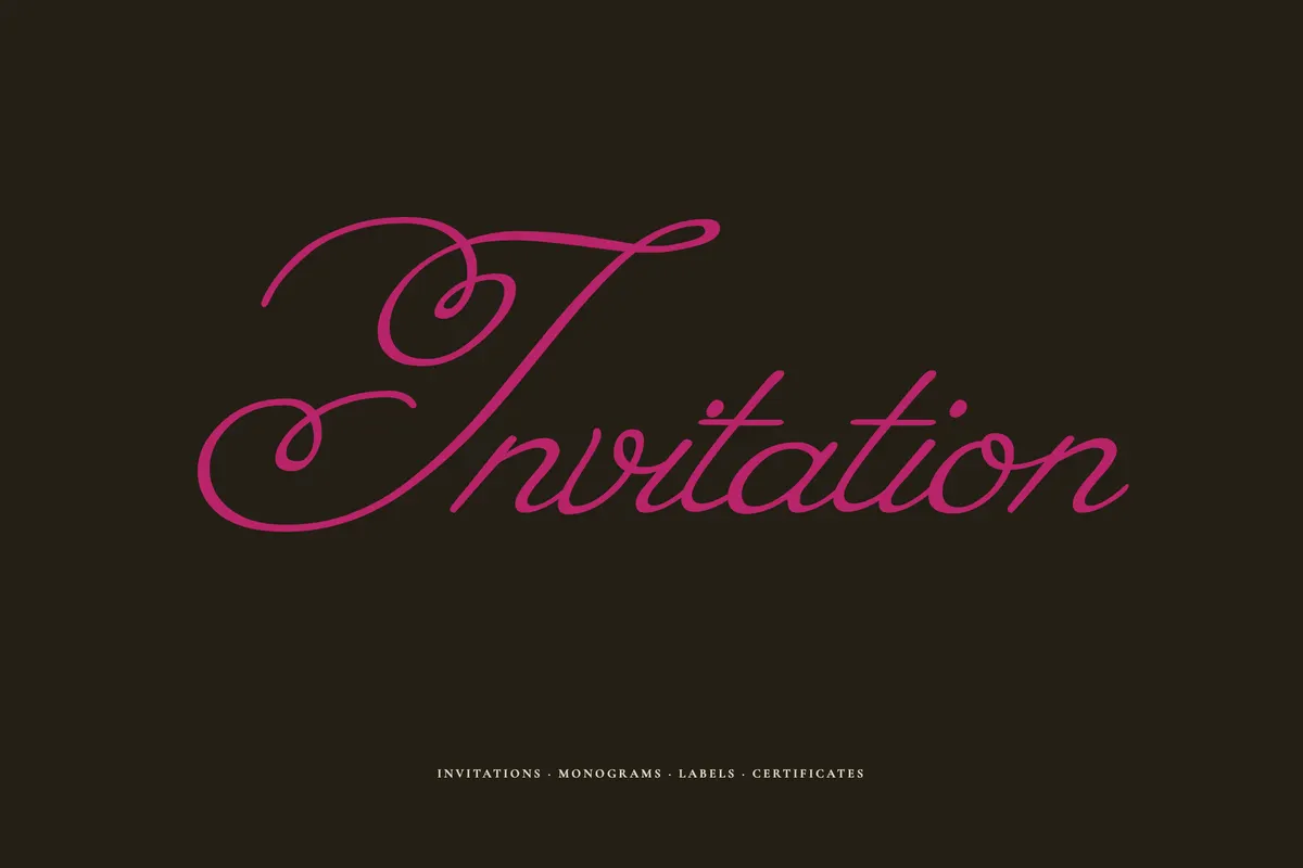 Miss Fajardose - Free Ornamental Monogram Font