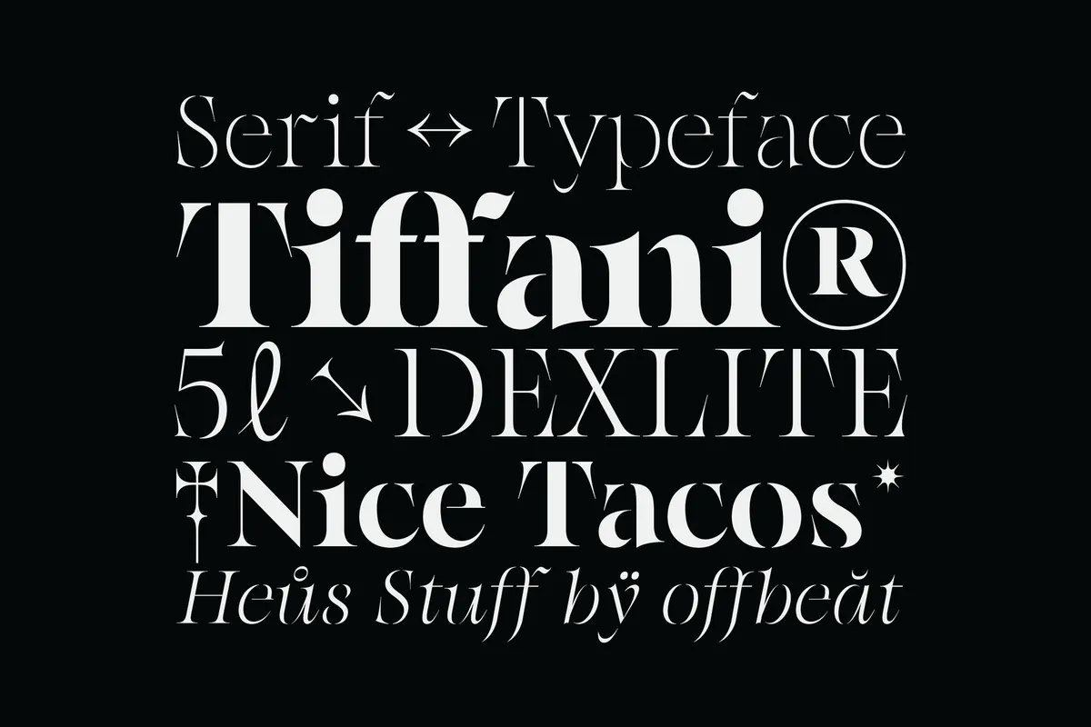 Kiltier - High Contrast Serif Font