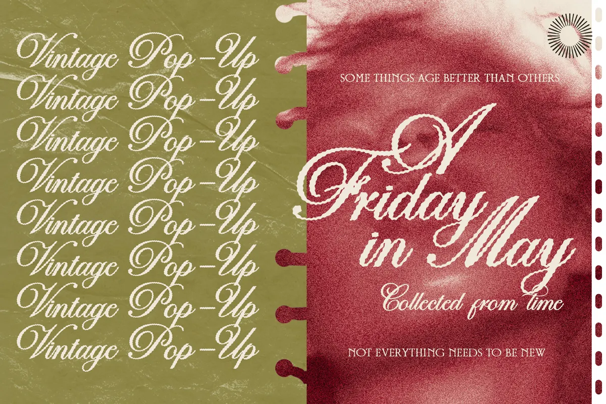 Buttery Puff - Endless Swash Script Font
