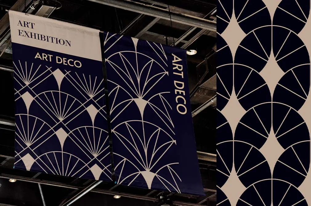 Fish Scale Art Deco Patterns