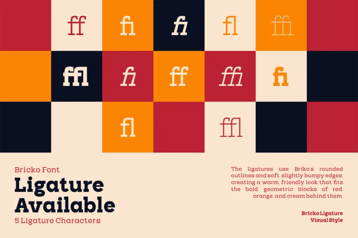 RCL Bricko – Bold Modern Slab Serif Font