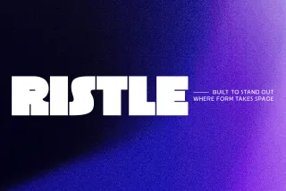 Ristle – Bold Modern Display Sans Font