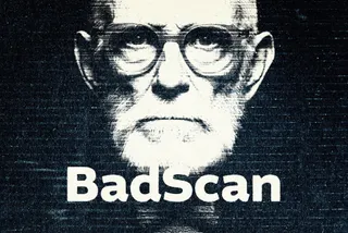 Bad Scan Reeded Photo Effect