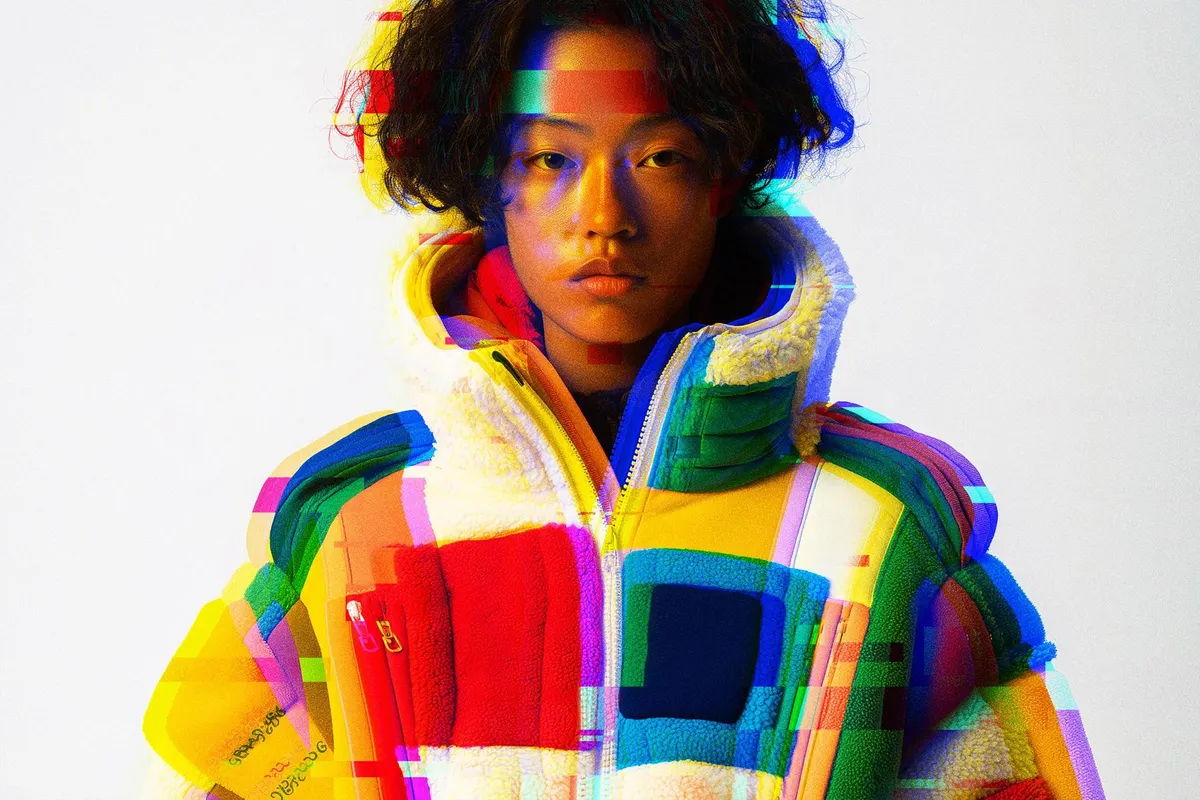 Anaglyph Glitch Photo Effect