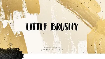 Little Brushy Font