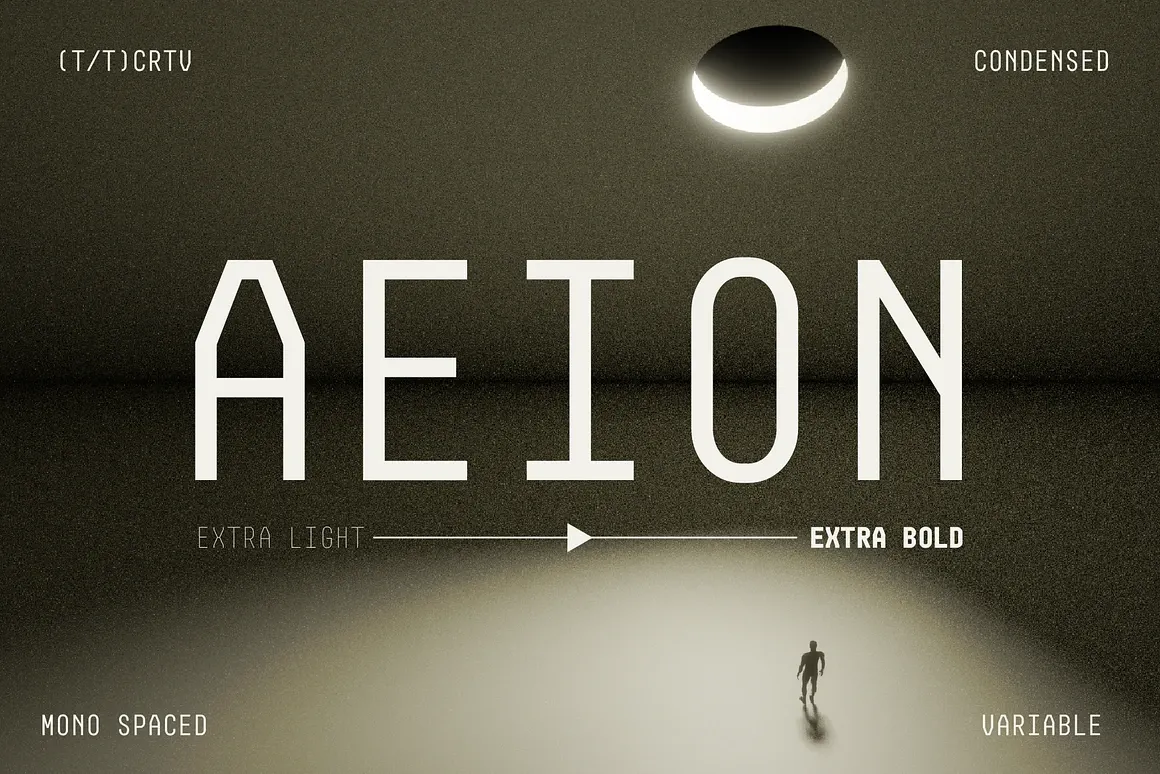 Aeion - Condensed Tech Mono Font Family