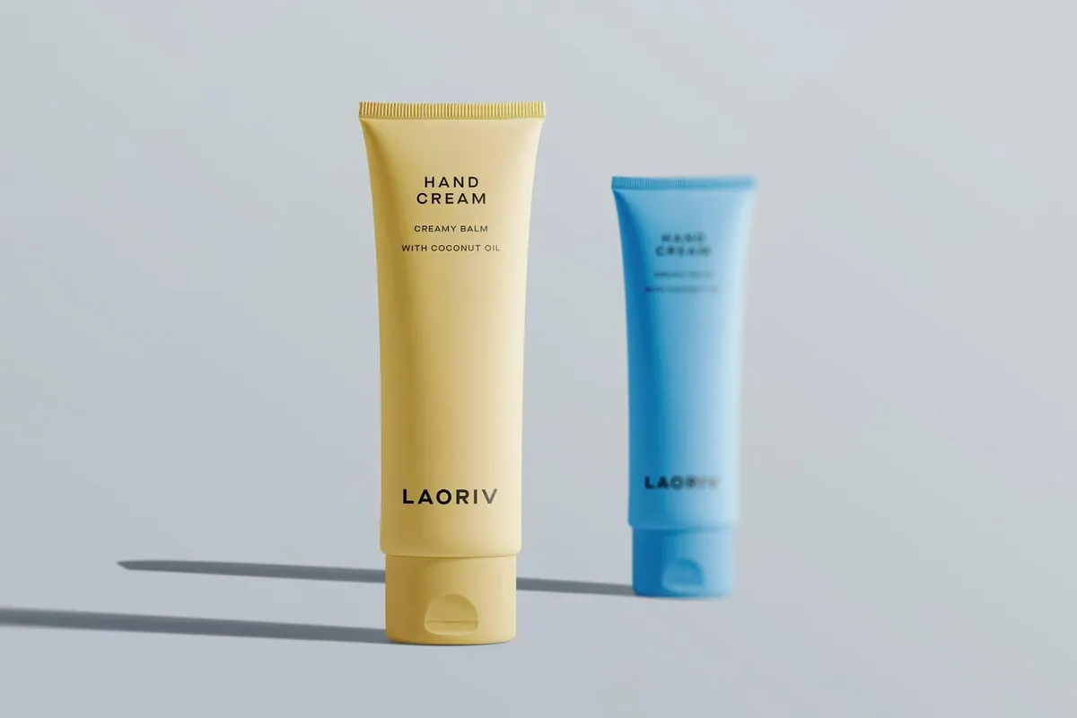 Face Cream Tube Mockup