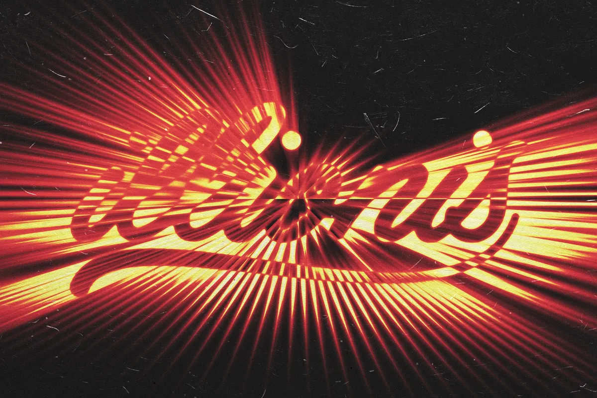 Rushing Light Text Effect