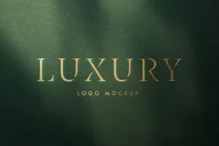 Luxury Debossed Logo Mockup