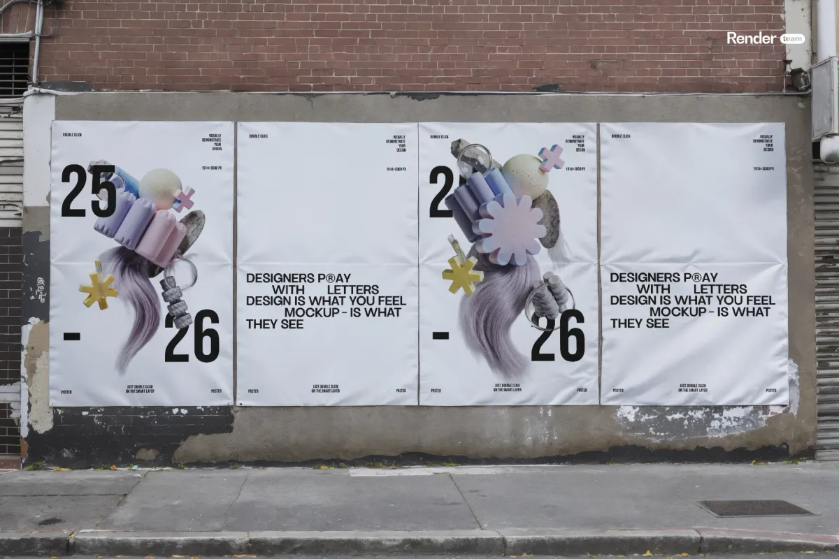 Wall Poster Mockup