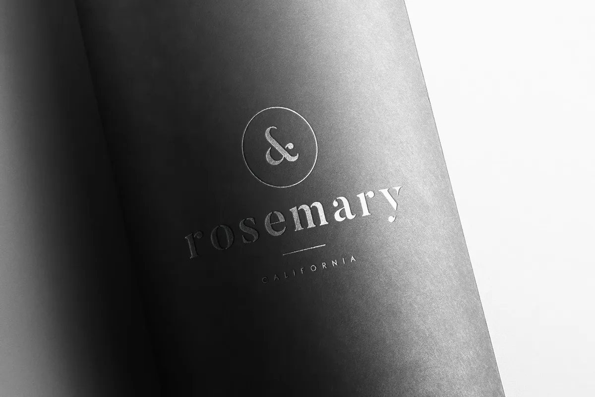 Paper Tube Logo Mockup