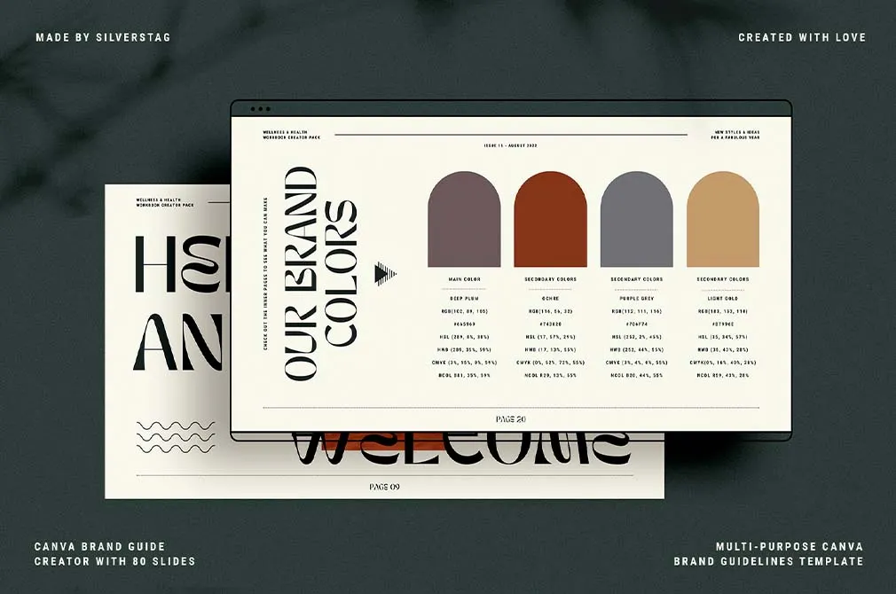 Fleur CANVA Brand Guidelines Creator