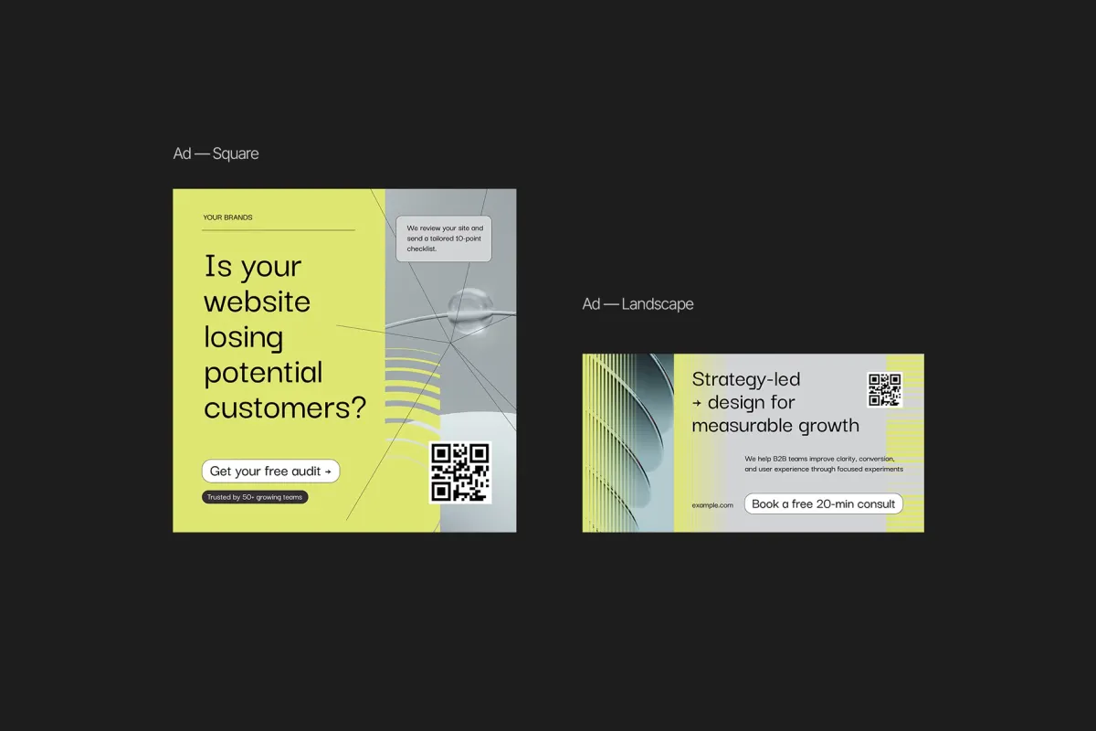 AFFINITY Digital Creative Agency LinkedIn Template