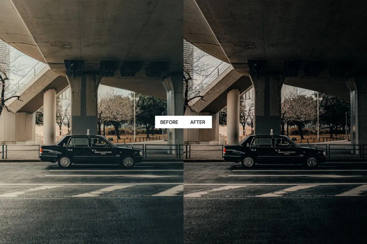 Dark Urban Street Cinematic Lightroom Presets