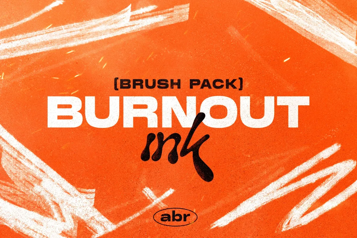 Burnout Ink Brushes for Photoshop