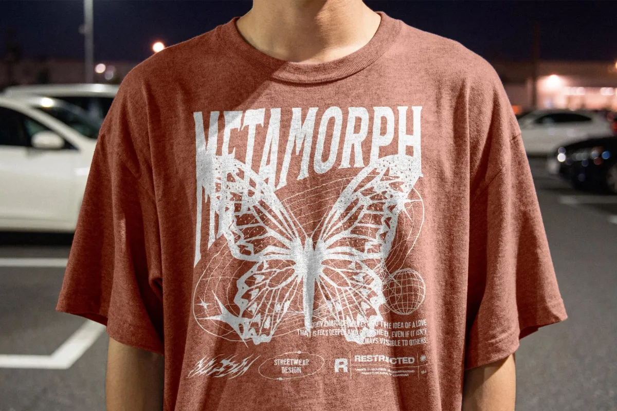 Oversized T-Shirt Front Mockup