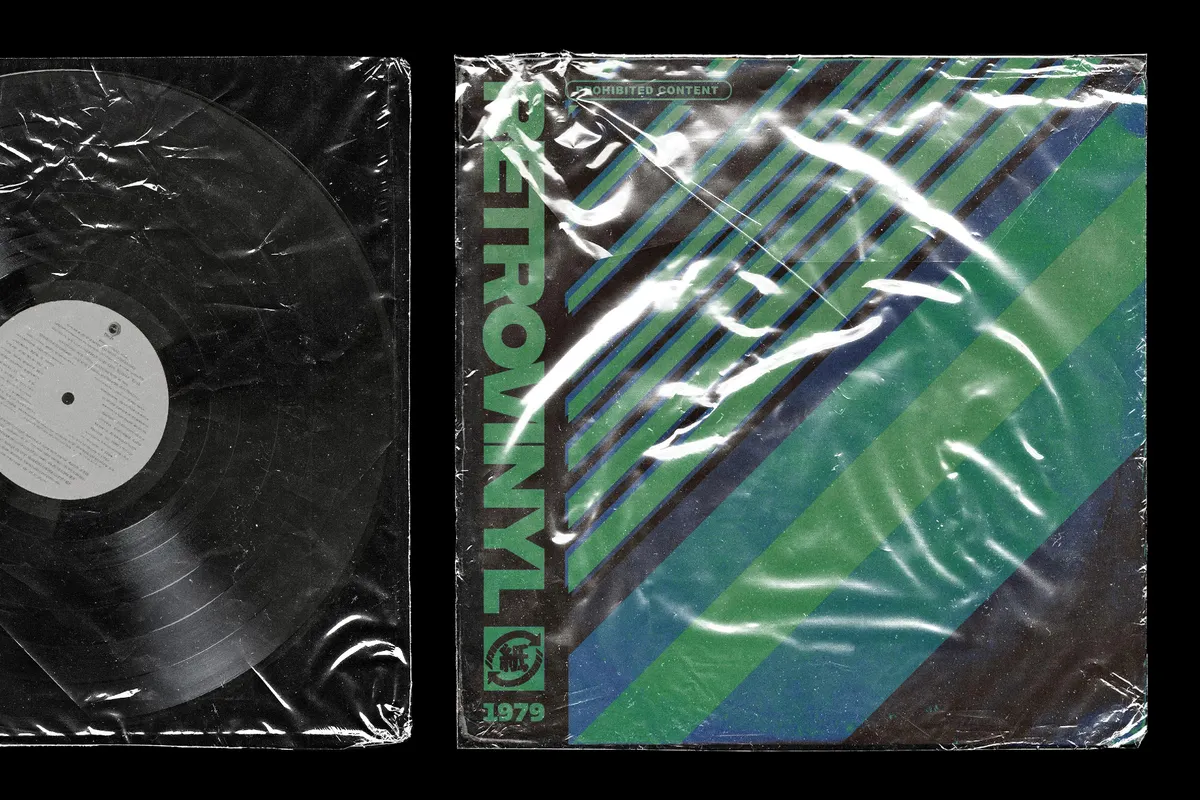 Plastic Wrap Texture Overlays