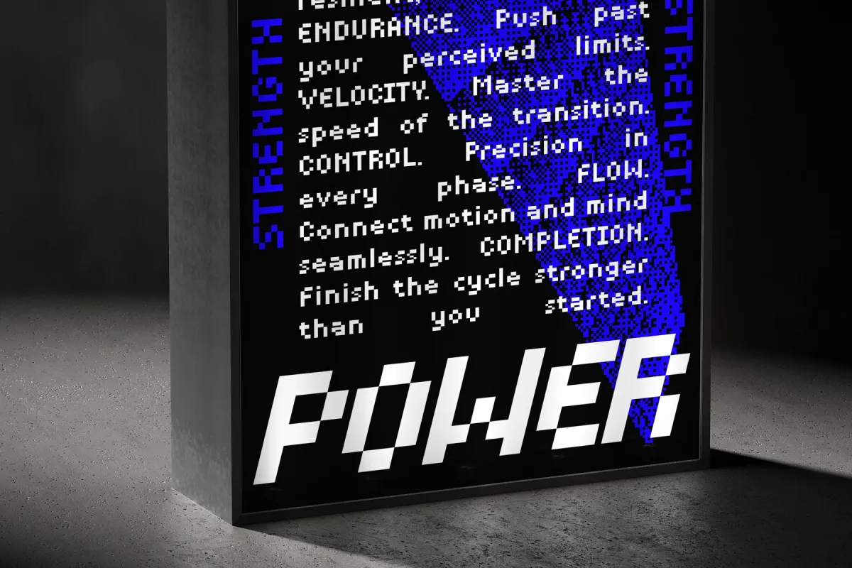 Gridbit - Digital Pixel Font