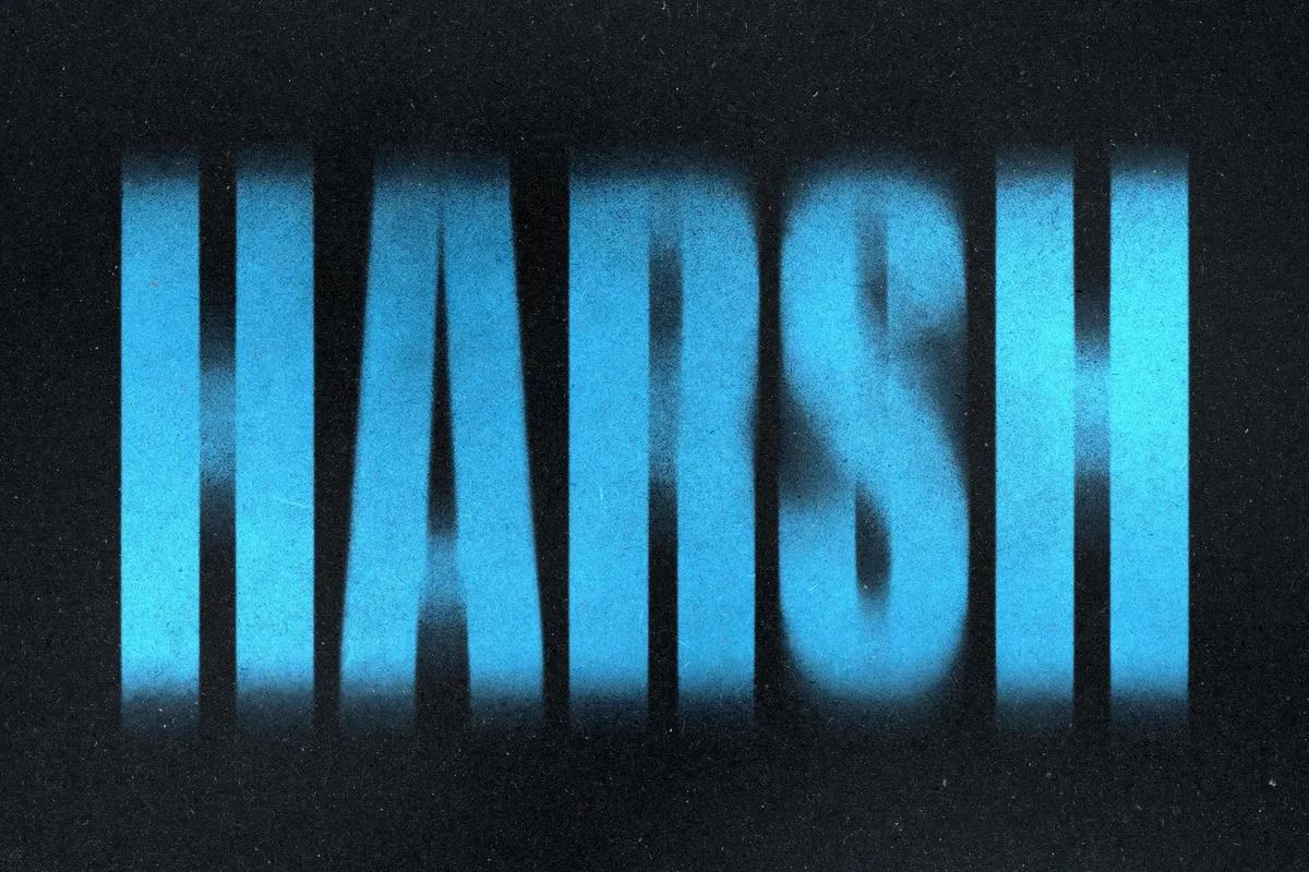 Blurry Spray Text Effect