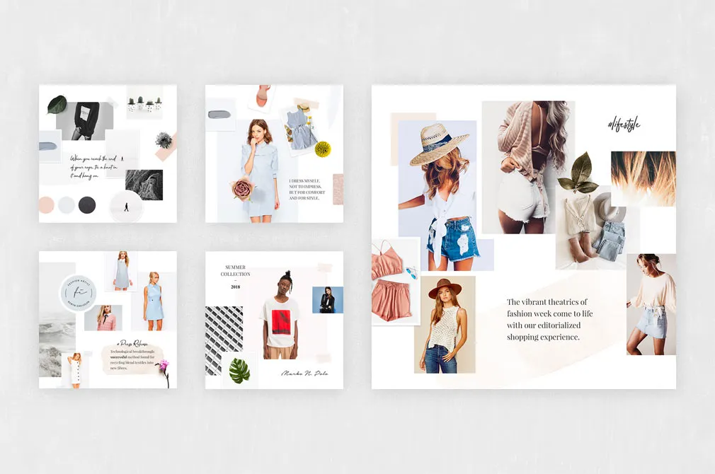 Feminine Social Media Templates