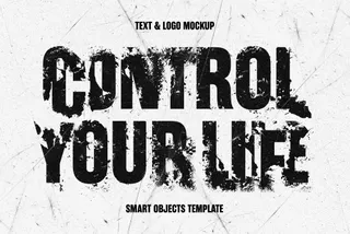 Destroyed Text Effect