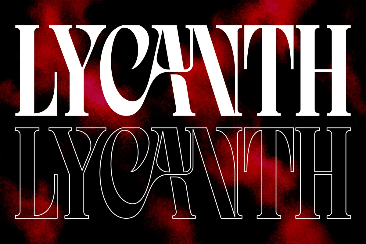 Lycanth - Dramatic Serif Display Font
