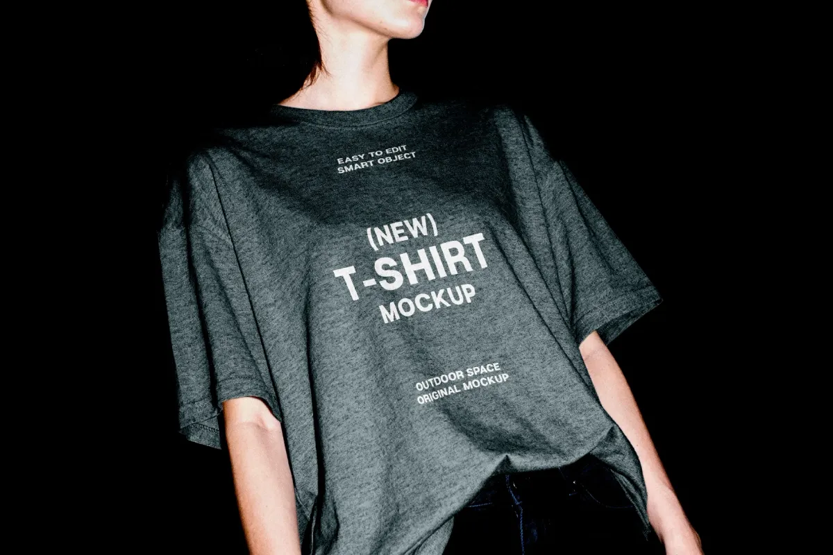 Night Flash T-Shirt Mockup