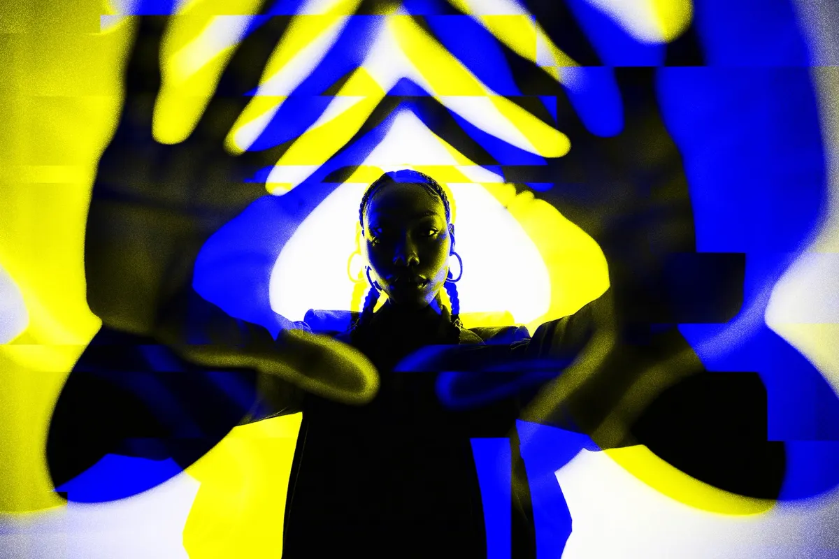 RGB Glitch Photo Effect