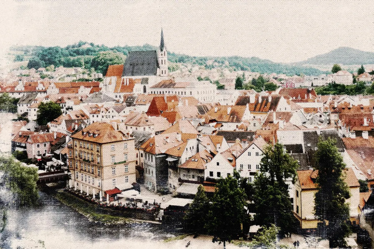 Grunge Postcard Photo Effect