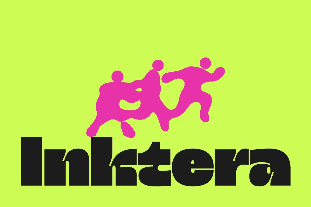 Inktera - Bold Ink Trap Display Font