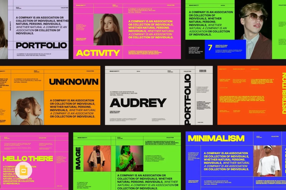 Audrey - Brand Identity Google Slides Template